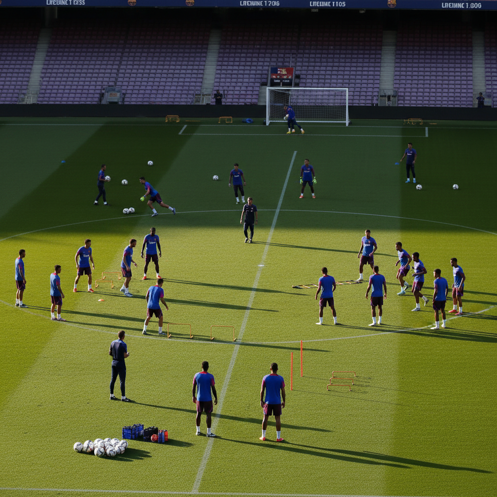 Barcelona Libur, Pedri dan Ferran Torres Terus Latihan di Tengah Hansi Flick